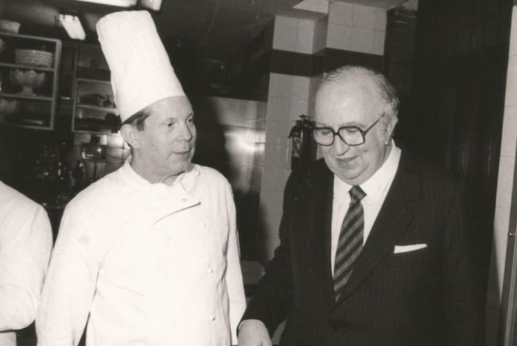 Con Giovanni Spadolini
