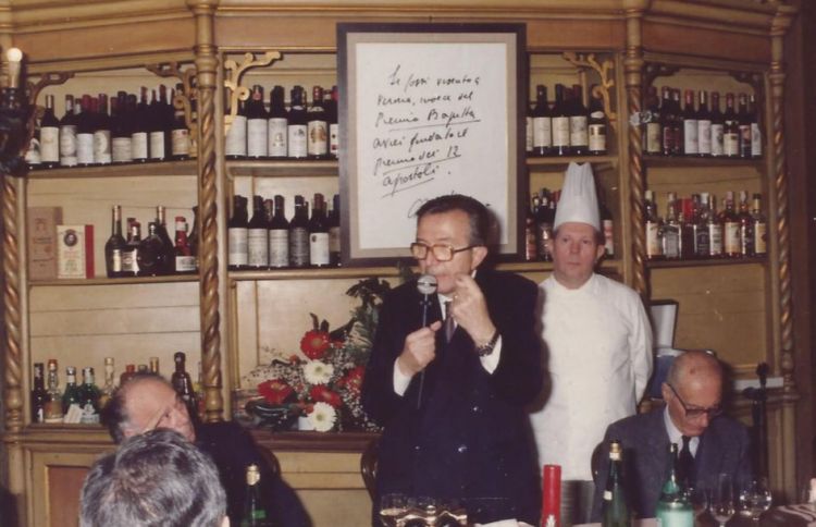Con Giulio Andreotti e Indro Montanelli