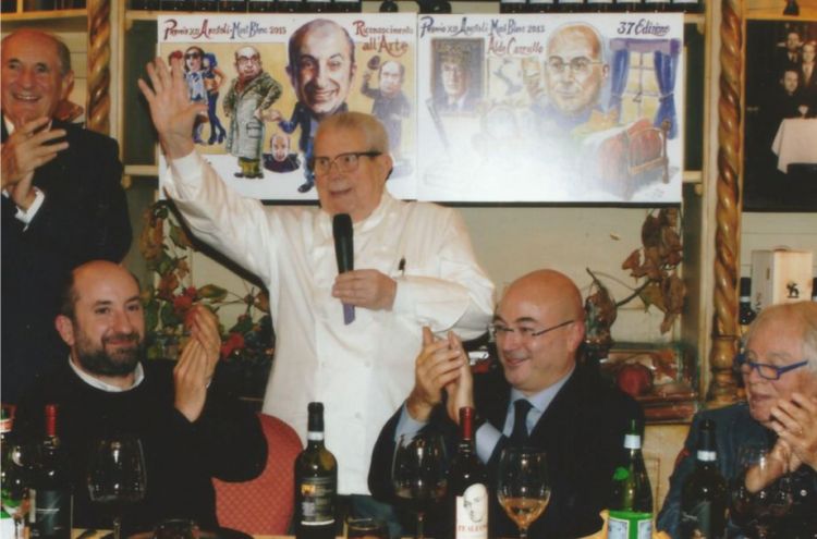 Con Antonio Albanese e Aldo Cazzullo
