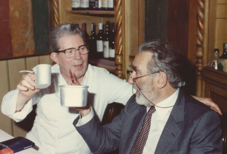 Con lo scrittore Mario Rigoni Stern