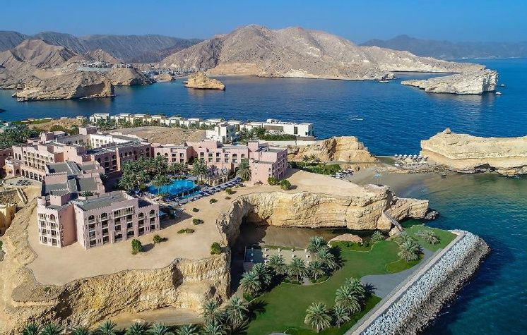Panoramica dell'Al Husn, l'insediamento più lussuoso del complesso Shangri-La
