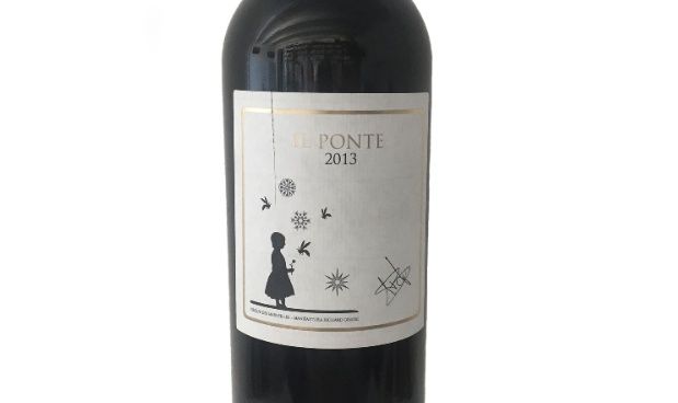 Il Ponte 2013, un Rosso Toscana Igt (100% Cabernet Sauvignon, 13,5% Vol.) prodotto da Luca Bracali per il suo ristorante
