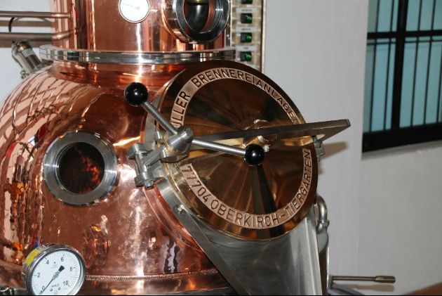 Dettagli della distilleria di Meda