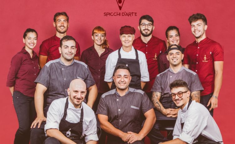 The team at Spicchi d’arte, pizzeria in Tricase