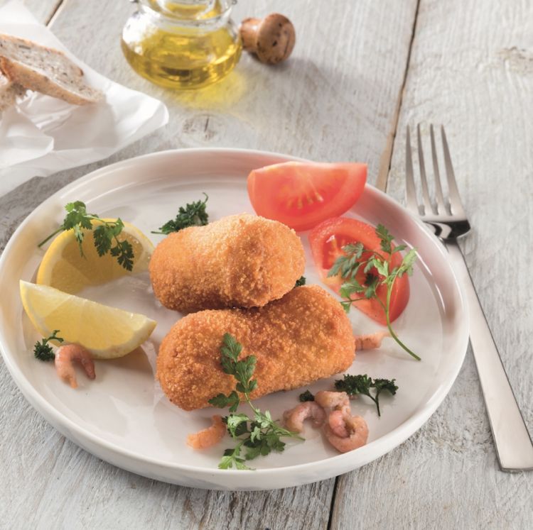 Croquettes di gamberi grigi
