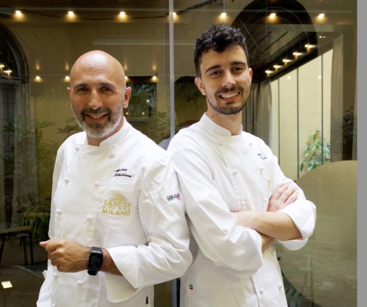 Gli chef Andrea Ribaldone ed Edoardo Traverso, ass