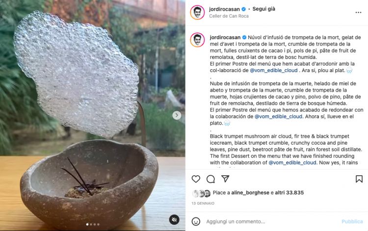 Jordi Roca's post on Instagram
