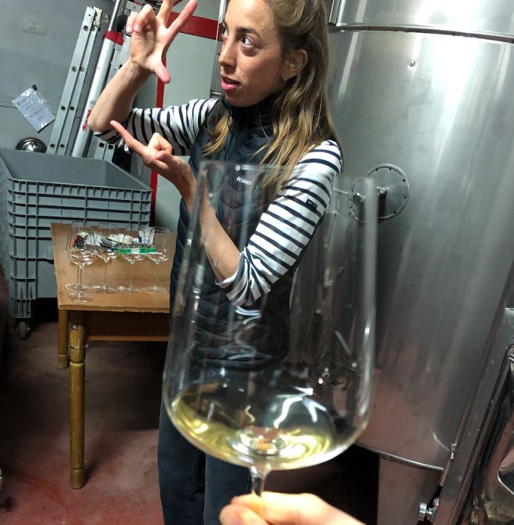 Chiara Pepe, quarta generazione dell'azienda Emidio Pepe, suo nonno