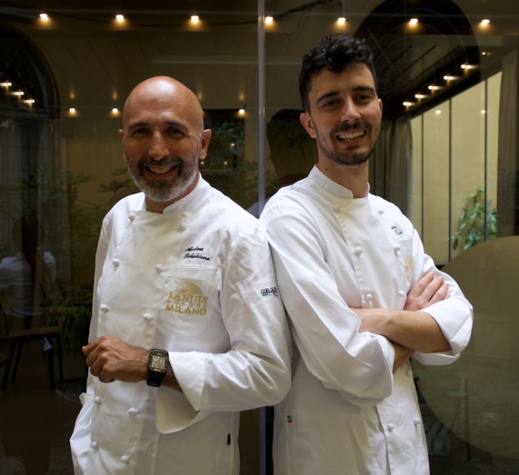 Gli chef Andrea Ribaldone ed Edoardo Traverso
