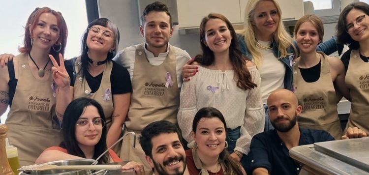 Uno degli scorsi laboratori organizzati da Fondazione Cotarella al ristorante Pipero con lo chef Ciro Scamardella. Foto dal sito di Fondazione Cotarella
