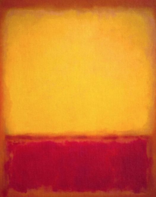 Yellow over Purple di Mark Rothko
