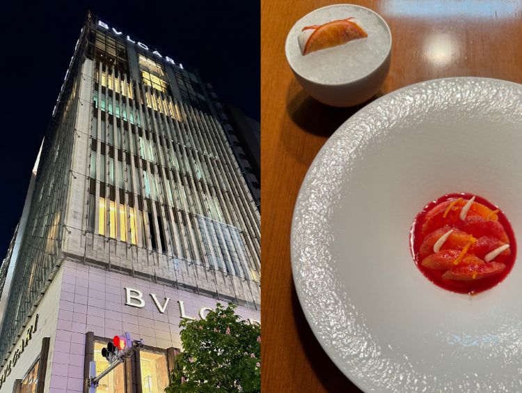 Il Bulgari Ginza Tower si trova nel pieno centro 