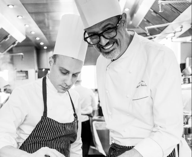 Luigi Oliviero, chef de cuisine e Antonio Guida, executive chef

Crediti fotografici @Matteo Carassale
