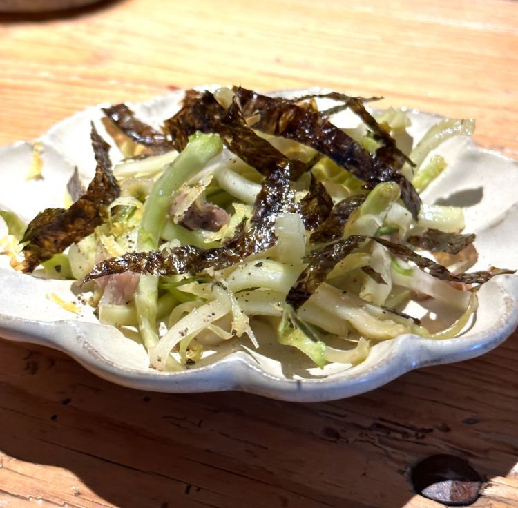 Puntarelle e acciughe
