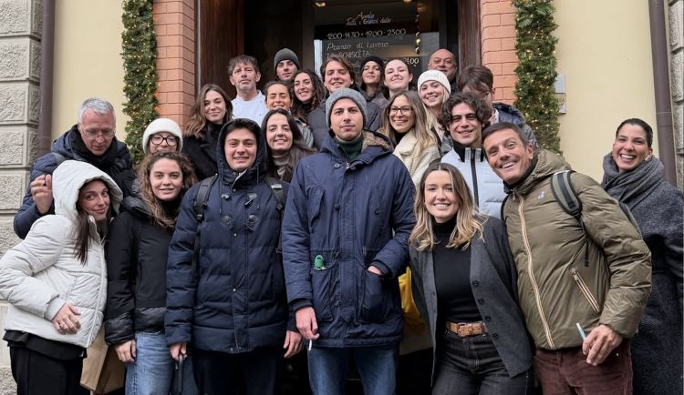 Gl studenti del Master in Food and Wine Communicat