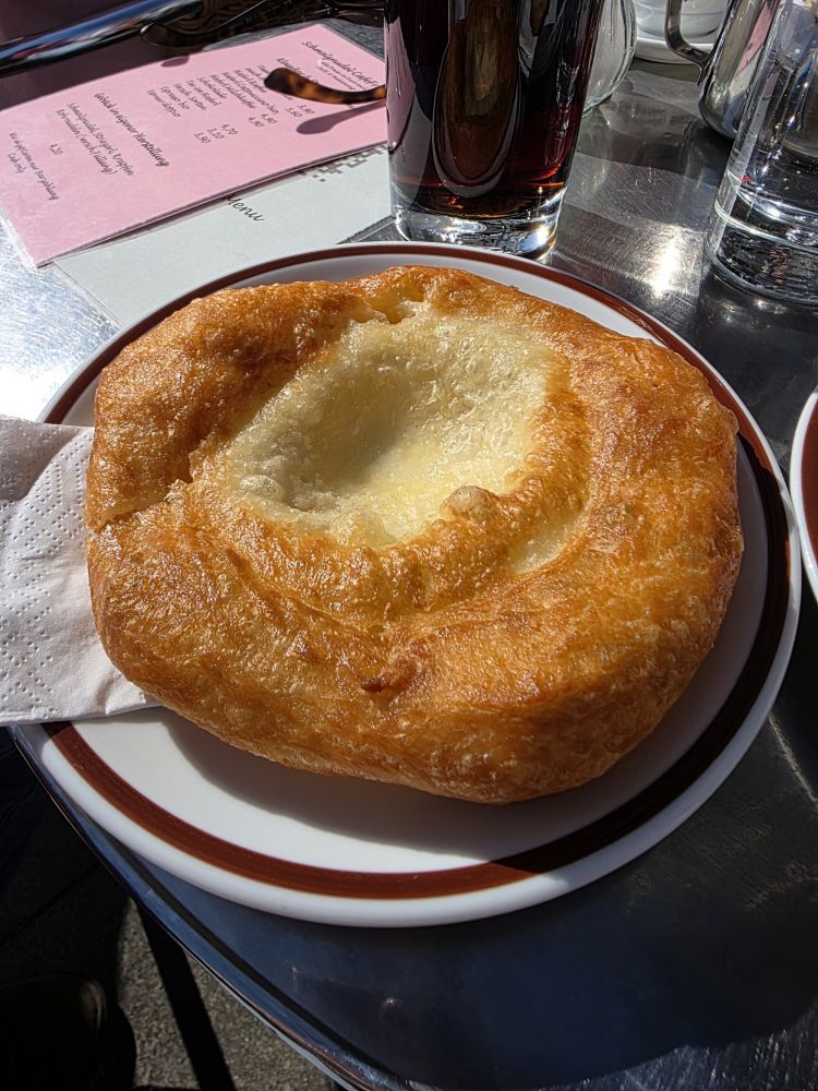 La schmalznudeln del Café Fischhut
