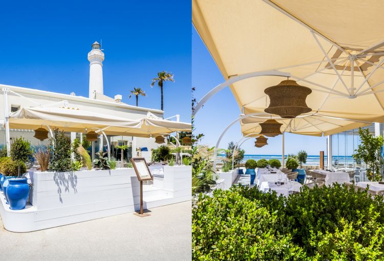 Il ristorante Scjabica a Punta Secca, provincia di Ragusa, famosa per essere stata uno dei set della serie TV "Il commissario Montalbano" (foto Peppe Bornò)
