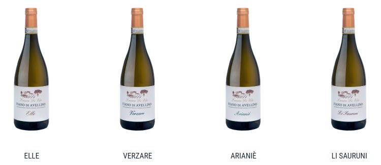 Elle, Verzare, Ariané e Li Sauroni: quattro vini per raccontare il Fiano d'Avellino