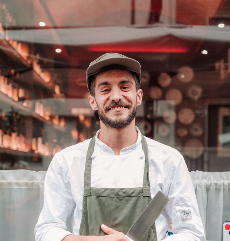 Lo chef di Adelaide! bottega bar a Torino, Giusep
