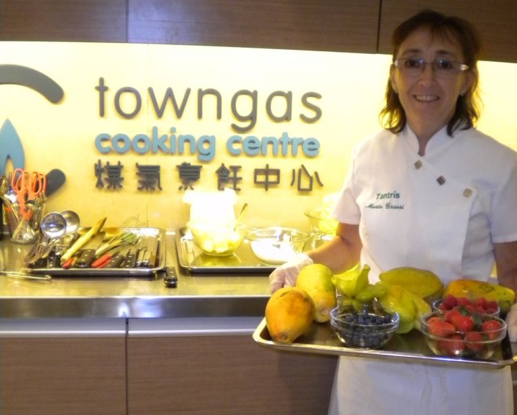 Marta a Hong Kong, dove ha seguito un corso di cucina