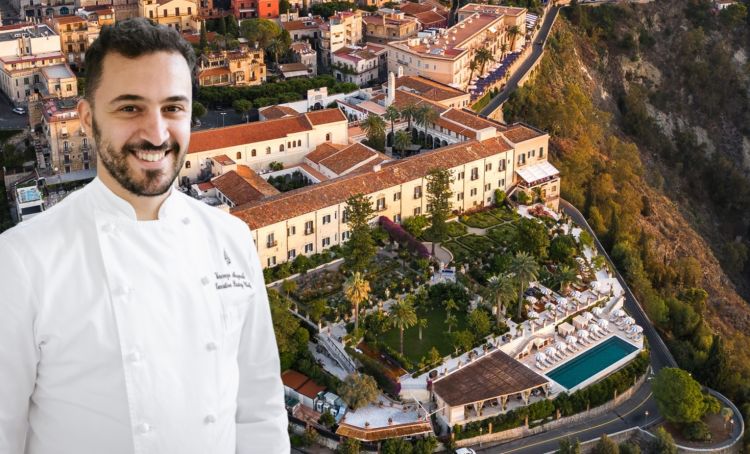 The San Domenico Palace di Taormina, a Four Seasons Hotel, and Executive Pastry Chef Vincenzo Abagnale.
