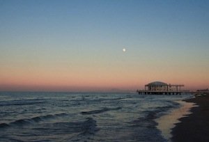 The sea of Senigallia