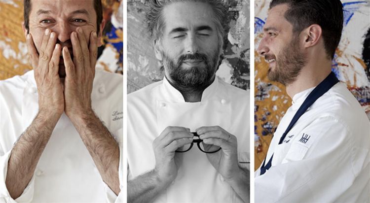 CAPI IN CUCINA. Luciano Serritelli, Mauro Paolini e Michele Rocchi
