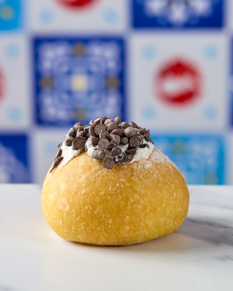 Il Soffice con crema di ricotta e gocce di cioccolato
