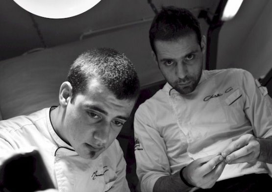 The chefs, Manuel and Christian Costardi