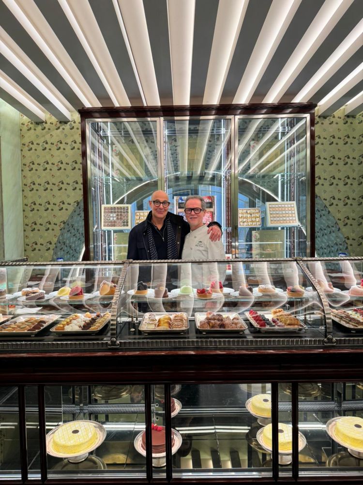 Stanley Tucci con il maestro Diego Crosara
