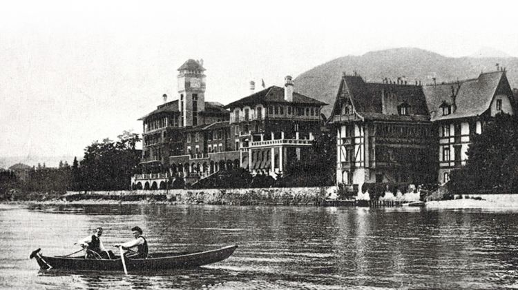 Una foto d'epoca del Grand Hotel
