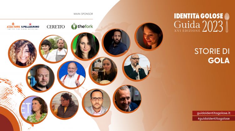 The authors of this year's Storie di Gola: journalists, food writers, chefs and waiters
