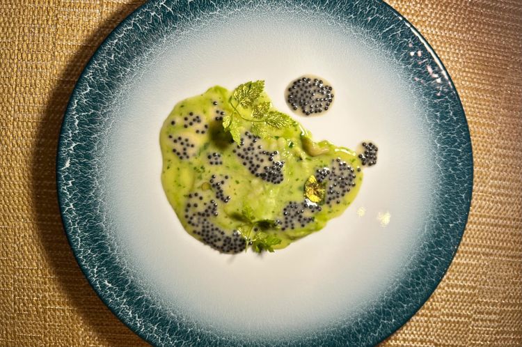 Storione e caviale alla Ferrarese - Lo storione è un pesce molto delicato e prezioso, oggi sempre meno presente sulle tavole. Normalmente se ne valorizzano soprattutto le uova, mentre qui si lavora anche sulla sua carne. Le uova vengono marinate con acciughe, capperi, aglio e prezzemolo. Lo storione viene invece tagliato molto finemente e scottato per pochi secondi, per non irrigidirne la consistenza. Completa il piatto una salsa al caviale, cotta a bassa temperatura con burro e brodo di pesce