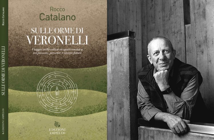 La copertina di Sulle orme di Veronelli di Rocco 