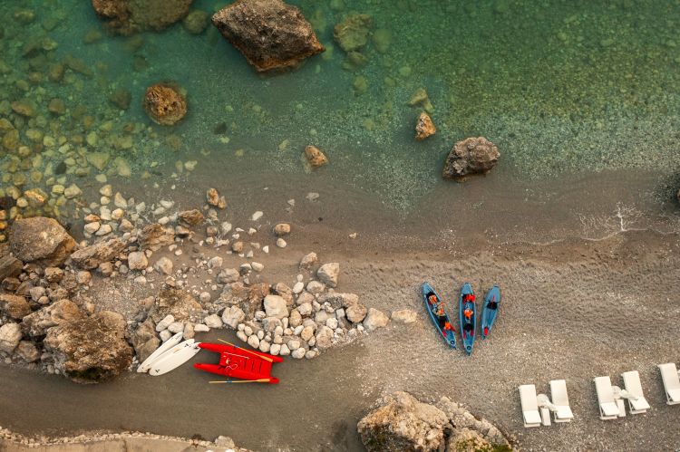 Il mare davanti al Santavenere