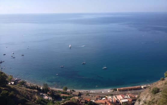 Taormina, be it from below or from above, is alway