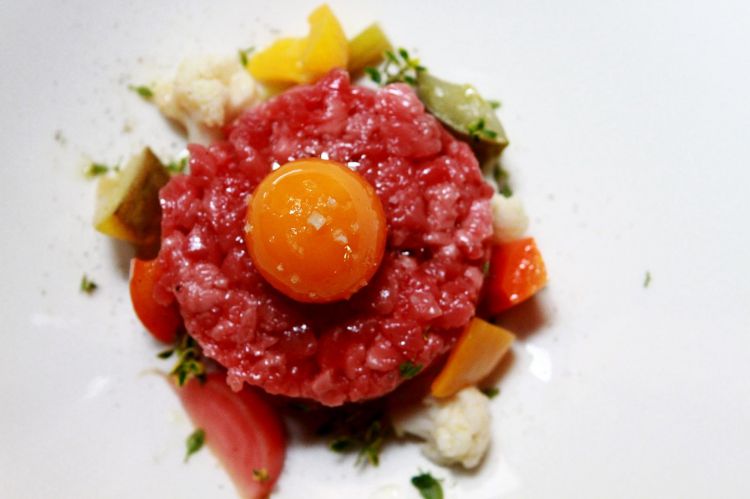 La Tartare di Fassona in apertura