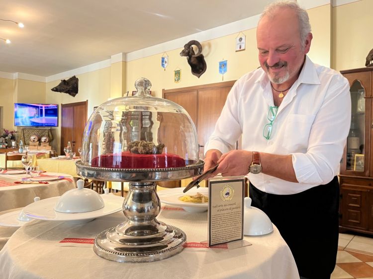 Il tartufo abbinato ai piatti del ristorante Vallerana ad Alice Bel Colle
