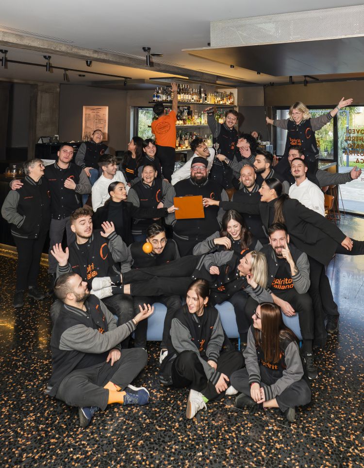 Foto di gruppo del team
