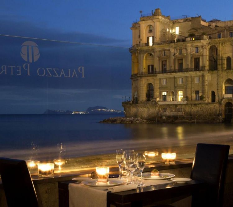 Uno dei tavoli con la vista migliore del ristorante Palazzo Petrucci
