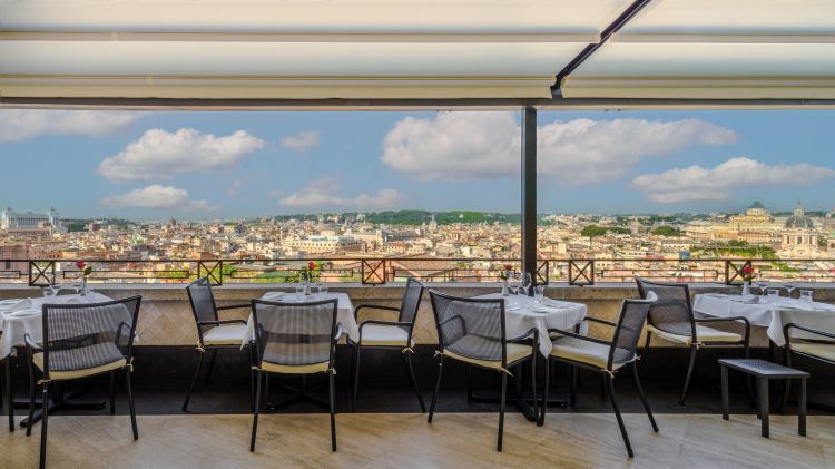 La vista dalla Terrazza dell'Hotel Hassler
