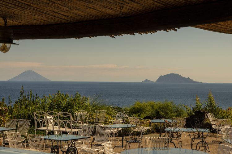 Il suggestivo panorama dalla terrazza del Signum
