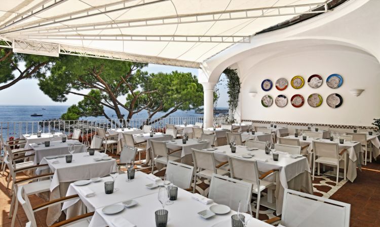 La terrazza del ristorante Sensi
