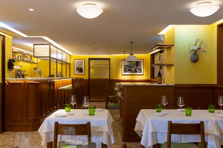 La sala del ristorante
