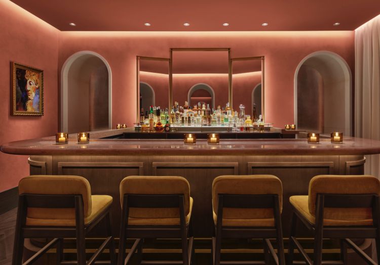 La zona bar del ristorante fine dining Cetino. Foto di&nbsp;@Nicholas Koenig
