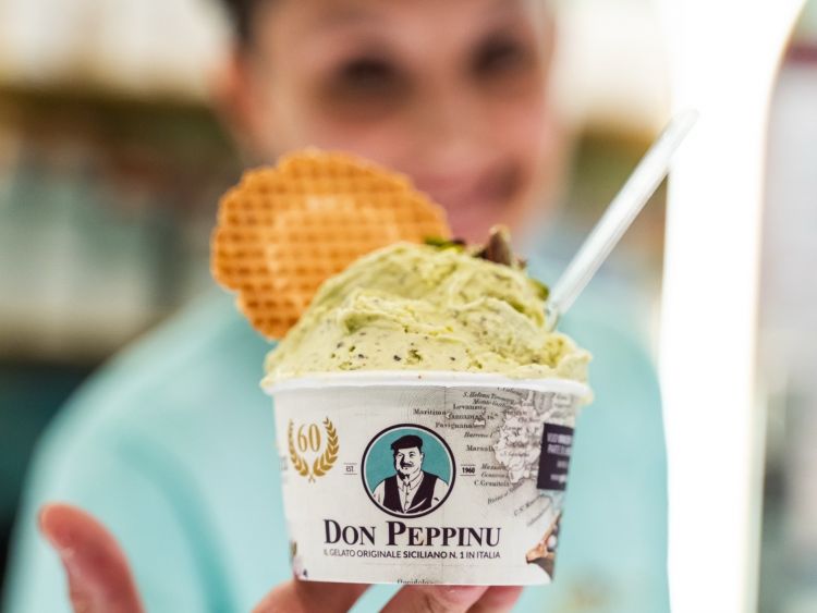 L'iconico gelato al pistacchio verde di Bronte Dop