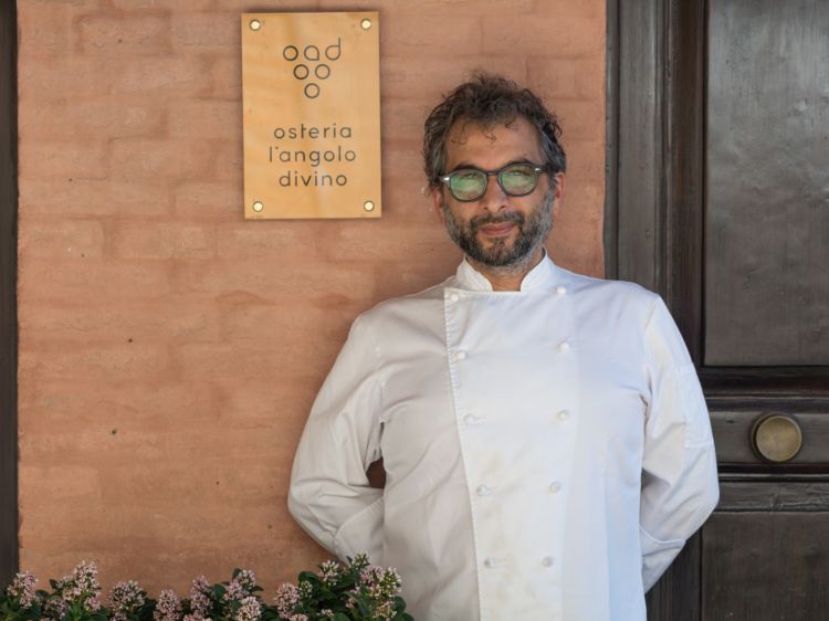Tiziano Rossetti, chef del ristorante L'Angolo Divino
