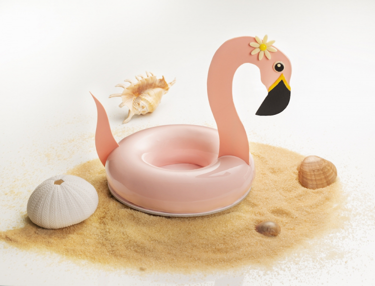 Torta moderna: flamingo
