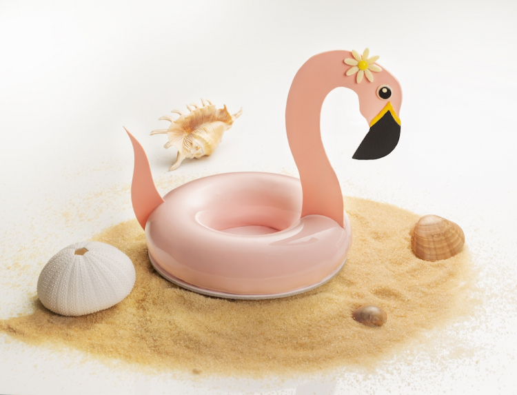 Torta moderna: flamingo
