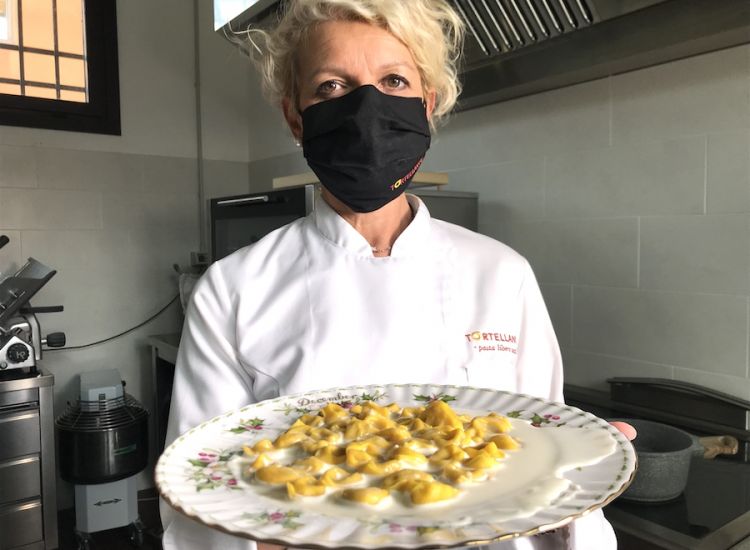 Loretta Loenardi, la cuoca del Tortellante a Modena
